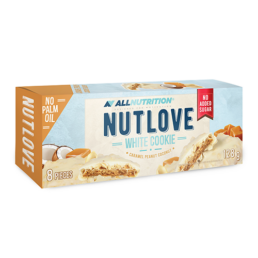 #Allnutriton #Nutlove #WhiteCookie #128gramm #CaramelPeanutCoconut