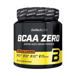 Cukormentes, ízesített étrendkiegészítő italpor, adagonként 6000 mg BCAA-val és B6-vitaminnal. #BiotechUSA #BCAAZero #360gramm #Orange Cukormentes, ízesített étrendkiegészítő italpor, adagonként 6000 mg BCAA-val és B6-vitaminnal. #BiotechUSA #BCAAZero #360gramm #Orange