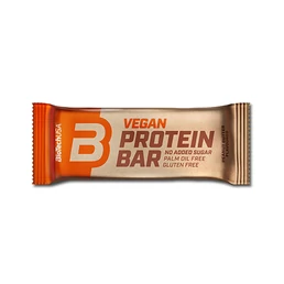 BioTechUSA Vegan Protein Bar Vegán Mogyoróvajas Fehérjeszelet 50g