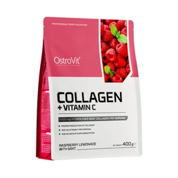 COLLAGEN + VITAMIN C (400 GR) RASPBERRY LEMONADE with MINT