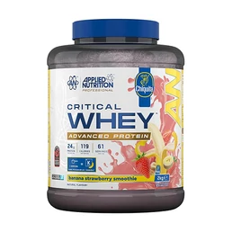 Applied Nutrition Critical Whey fehérjepor 2000g Chiquita Banana Strawberry Smoothie