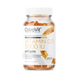 VITAMIN D3 5000 IU (250 KAPSZULA)
