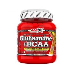 AMIX Glutamine BCAA Powder 530g Mango Delicious aminosav doboz