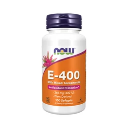 VITAMIN E-400 with MIXED TOCOPHEROLS (100 LÁGYKAPSZULA)