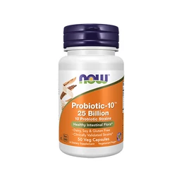NOW Foods Probiotic-10 25 Billion 50 kapszula probiotikum doboz