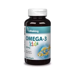 #Vitaking #Omega-3 #Halolaj #Kids  #100lágykapszula