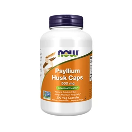 NOW Foods Psyllium Husk 500 mg 200 kapszula - útifű maghéj