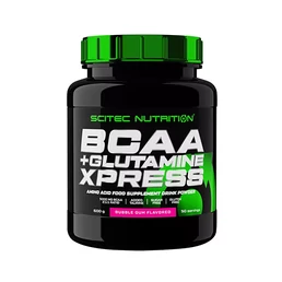 #ScitecNutrition #BCAA+GlutamineXpress #600gramm #BubbleGum 