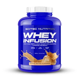 Scitec Nutrition Whey Infusion 2000g Peanut Butter mogyoróvaj fehérjepor doboz
