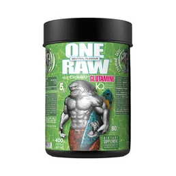 ONE RAW GLUTAMINE (400 GRAMM) UNFLAVORED ONE RAW GLUTAMINE (400 GRAMM) UNFLAVORED