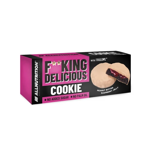 FITKING DELICIOUS COOKIE (128 GR) PEANUT BUTTER RASPBERRY JELLY