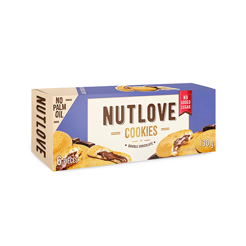 NUTLOVE COOKIES (130 GR) DOUBLE CHOCOLATE