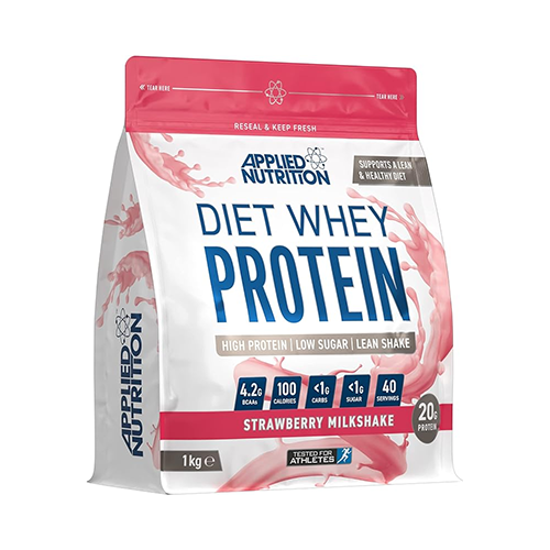 DIET WHEY PROTEIN (1000 GR) STRAWBERRY MILKSHAKE