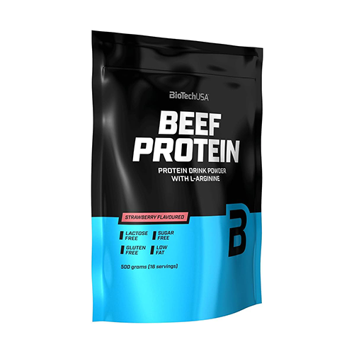 BEEF PROTEIN (500 GR) STRAWBERRY