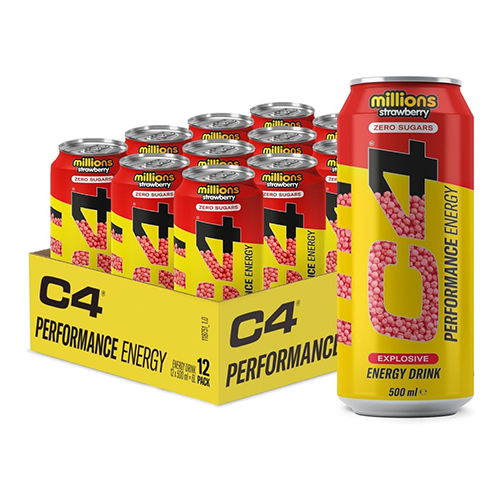 C4 PERFORMANCE ENERGY (500 ML) MILLIONS STRAWBERRY C4 PERFORMANCE ENERGY (500 ML) MILLIONS STRAWBERRY