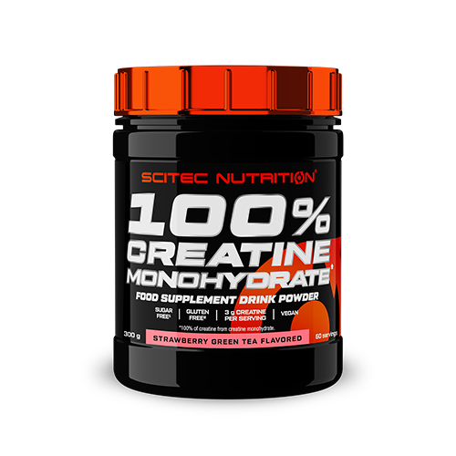 100% CREATINE MONOHYDRATE (300 GR) STRAWBERRY GREEN TEA