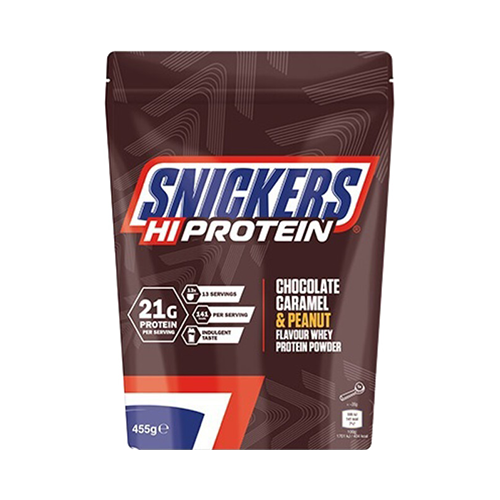 SNICKERS PROTEIN POWDER (455 GR) CHOCOLATE CARAMEL & PEANUT