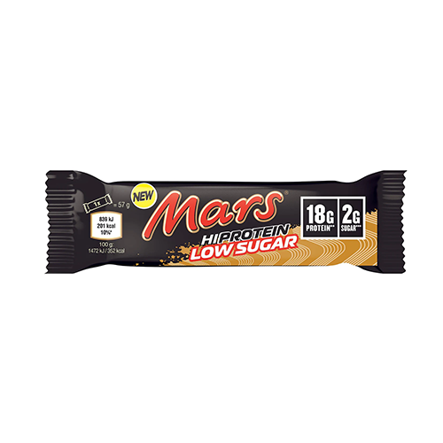 MARS HIGH PROTEIN LOW SUGAR BAR (57 GR) MILK CHOCOLATE MARS HIGH PROTEIN LOW SUGAR BAR (57 GR) MILK CHOCOLATE