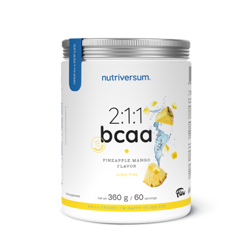 2:1:1 BCAA SUGAR FREE (360 GR) PINEAPPLE MANGO 2:1:1 BCAA SUGAR FREE (360 GR) PINEAPPLE MANGO