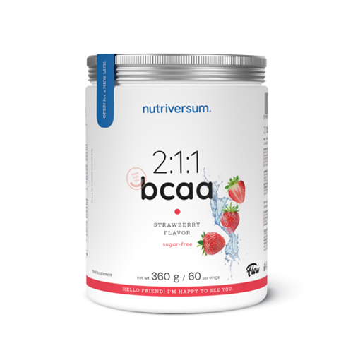 2:1:1 BCAA SUGAR FREE (360 GR) STRAWBERRY 2:1:1 BCAA SUGAR FREE (360 GR) STRAWBERRY