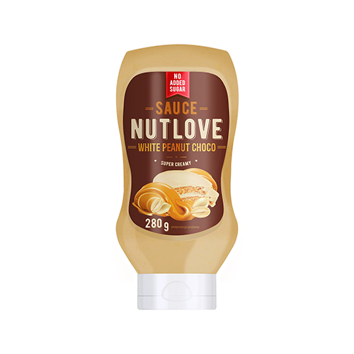 NUTLOVE SAUCE (280 GR) WHITE PEANUT CHOCO NUTLOVE SAUCE (280 GR) WHITE PEANUT CHOCO