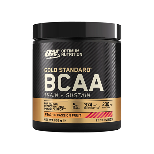 GOLD STANDARD BCAA TRAIN + SUSTAIN (266 GR) PEACH & PASSION FRUIT
