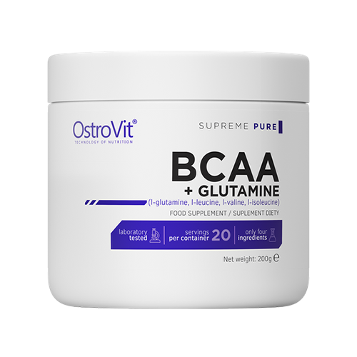 BCAA + GLUTAMINE (200 GR) PURE
