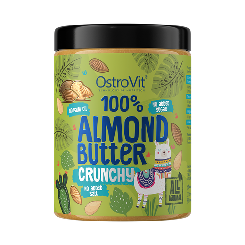 100% ALMOND BUTTER (1000 GR) CRUNCHY 100% ALMOND BUTTER (1000 GR) CRUNCHY