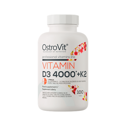 VITAMIN D3 4000 + K2 (100 TABLETTA)