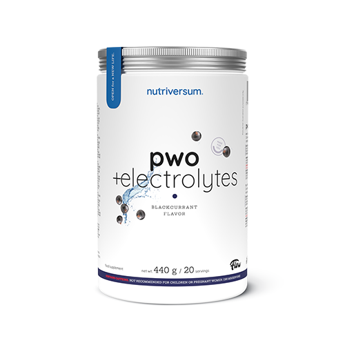 PWO+ ELECTROLYTES (440 GR) BLACKCURRANT
