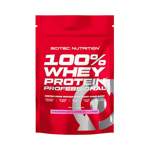 100% WHEY PROTEIN PROFESSIONAL (500 GR) STRAWBERRY WHITE CHOCOLATE 100% WHEY PROTEIN PROFESSIONAL (500 GR) STRAWBERRY WHITE CHOCOLATE