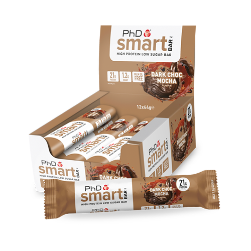 SMART PROTEIN BAR (64 GR) DARK CHOCOLATE MOCHA SMART PROTEIN BAR (64 GR) DARK CHOCOLATE MOCHA