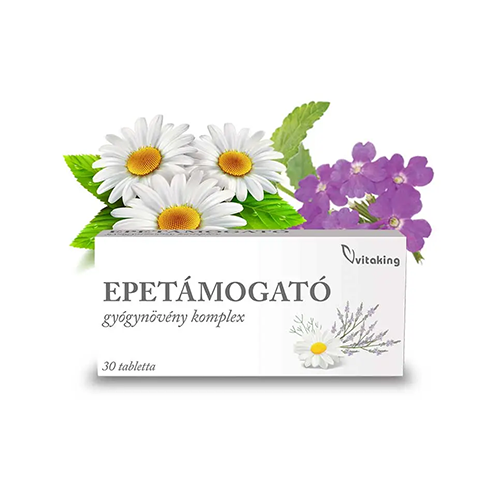EPETÁMOGATÓ GYÓGYNÖVÉNY KOMPLEX (30 TABLETTA)