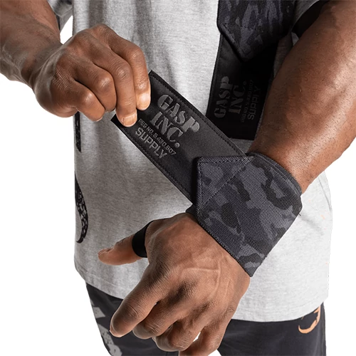 HEAVY DUTY WRIST WRAPS 24" (1 PÁR) DARK CAMO
