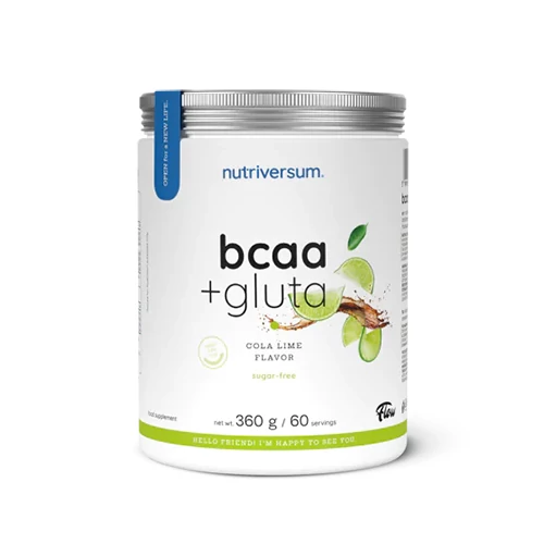 #Nutriversum #BCAA+GLUTASugarFree #360gramm #ColaLIme