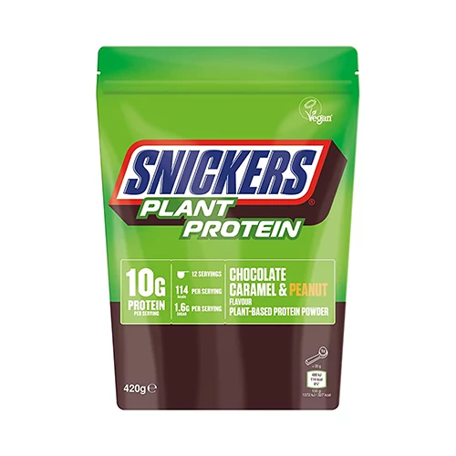 SNICKERS PLANT PROTEIN POWDER (420 GRAMM) CHOCOLATE CARAMEL PEANUT