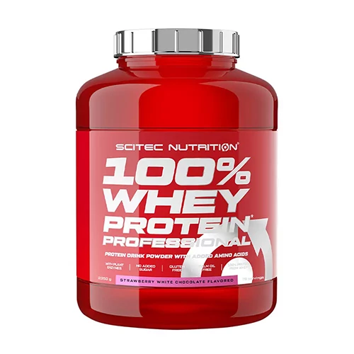 100% WHEY PROTEIN PROFESSIONAL (2350 GRAMM) STRAWBERRY WHITE CHOCOLATE