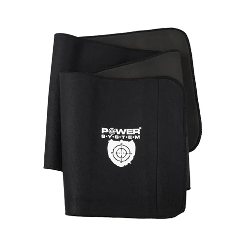Power System fekete neoprén derékformáló öv
