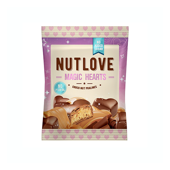 NUTLOVE - MAGIC HEARTS (100 GRAMM) CHOCOLATE NUT
