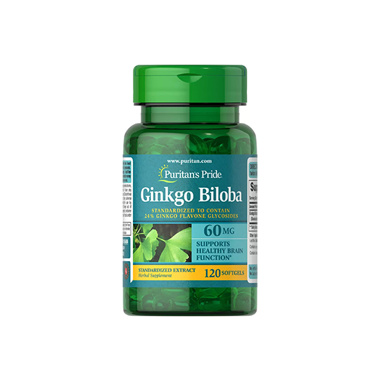 Ginkgo Biloba Standardized Extract 60mg