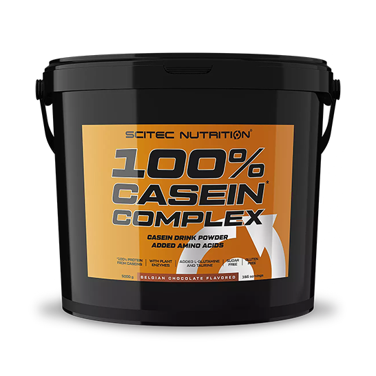 100% CASEIN COMPLEX (5000 GRAMM) BELGIAN CHOCOLATE