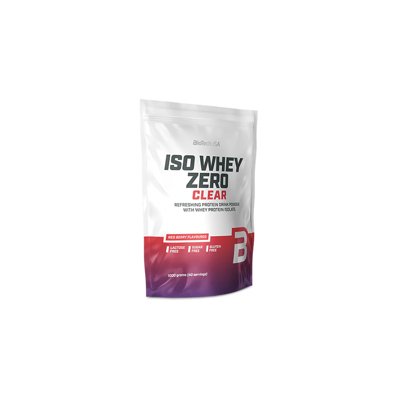ISO WHEY ZERO CLEAR (1000 GRAMM) RED BERRY
